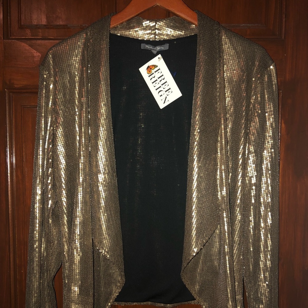 Gold sequins blazer Size Medium